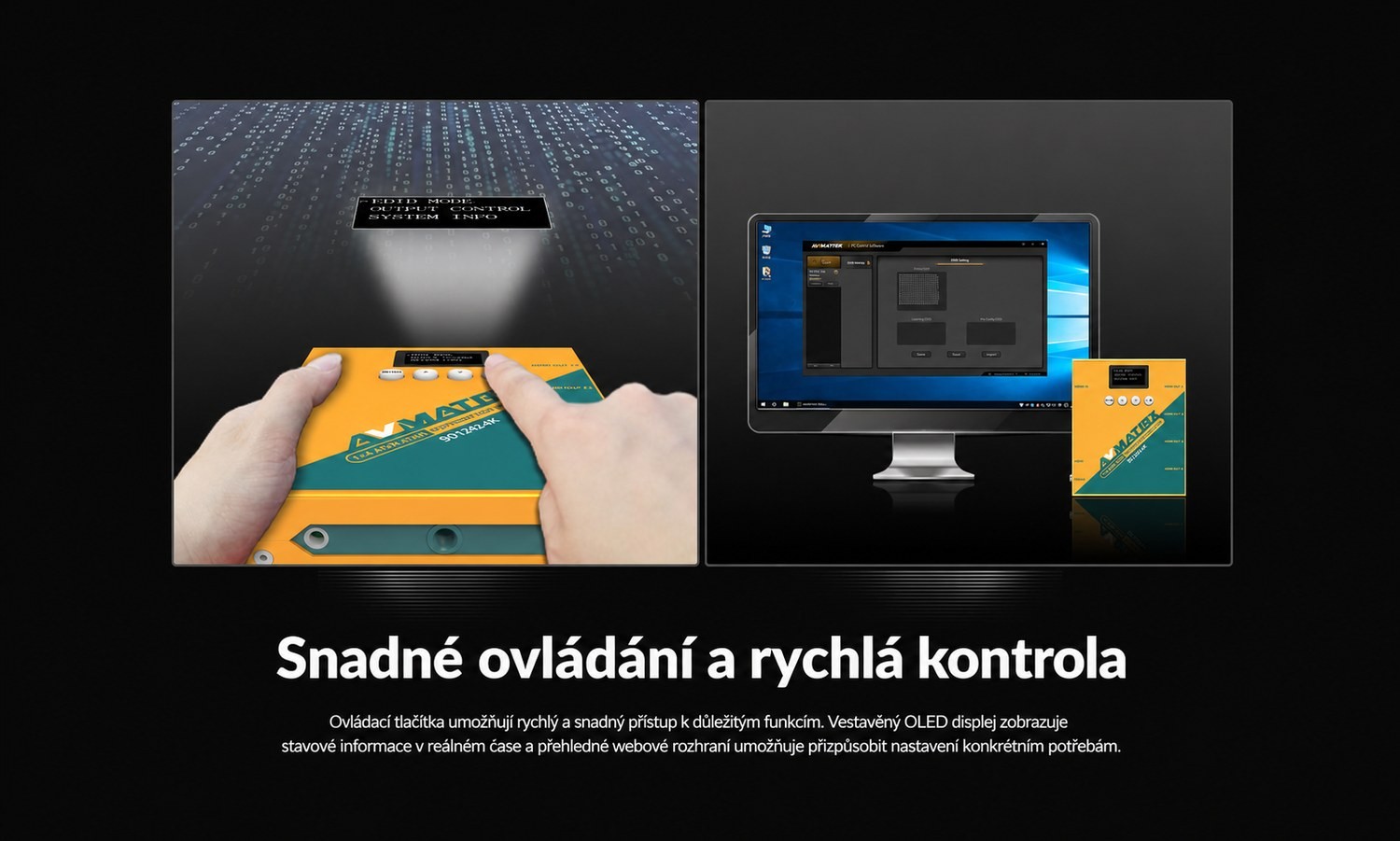 AVMatrix SD1242-4K – česká prezentace 7