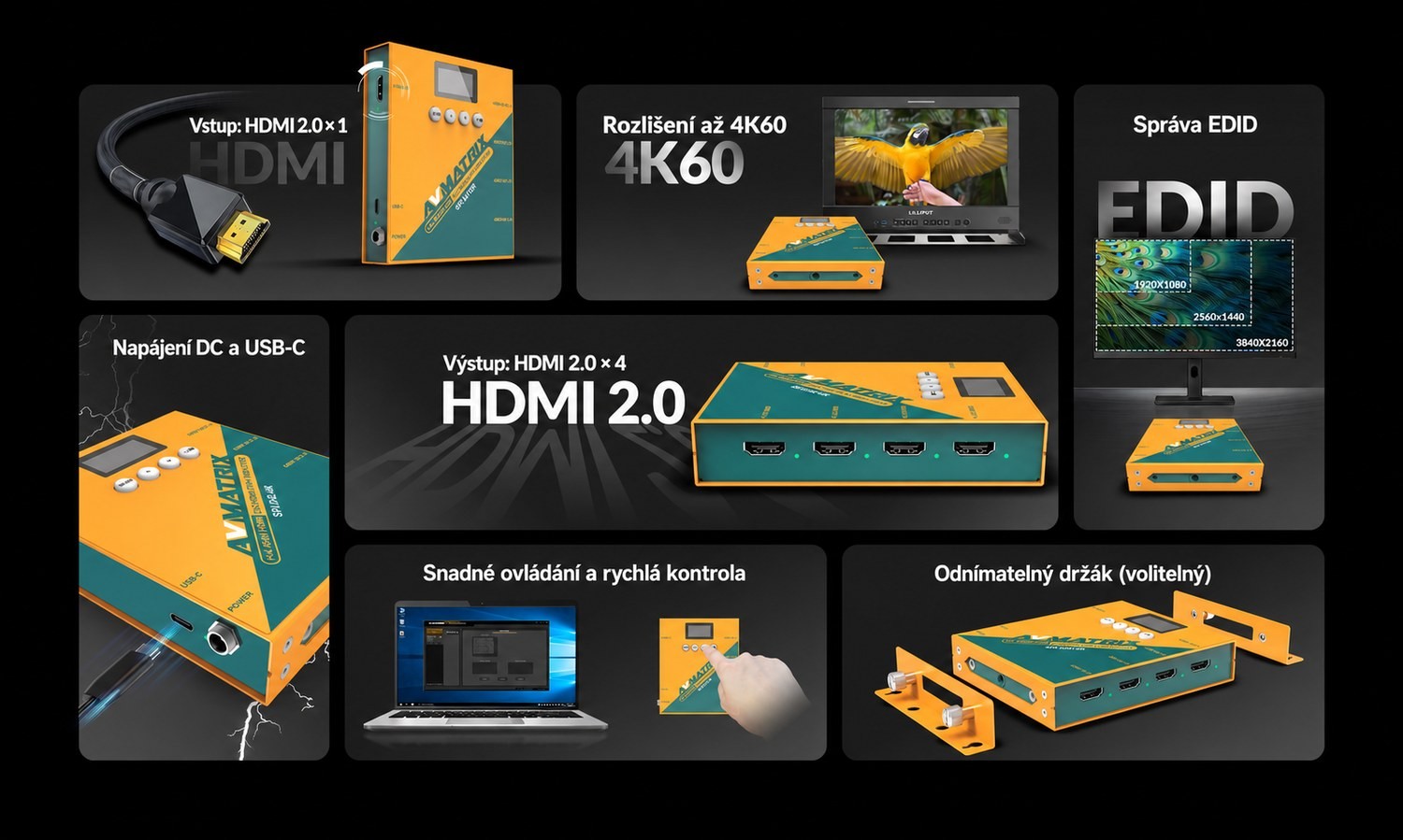 AVMatrix SD1242-4K – česká prezentace 2