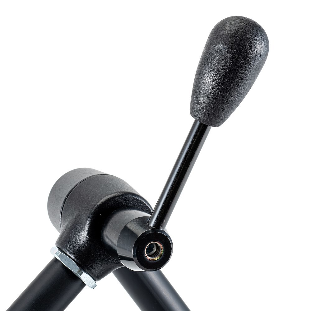 Detail centrální aretační páky Manfrotto 143N