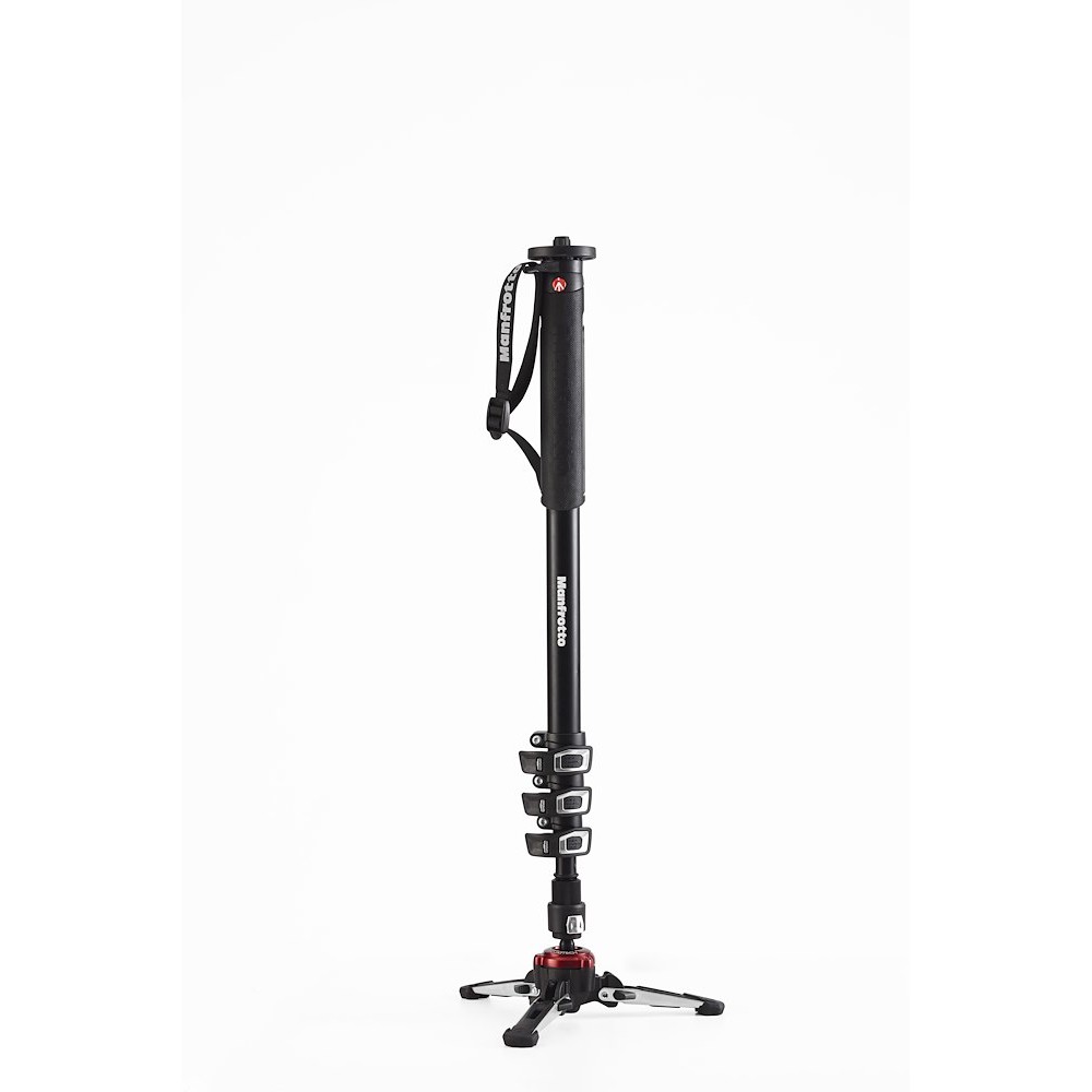 Manfrotto MVMXPROA4 hliníkový video monopod s rozloženou FLUIDTECH základnou