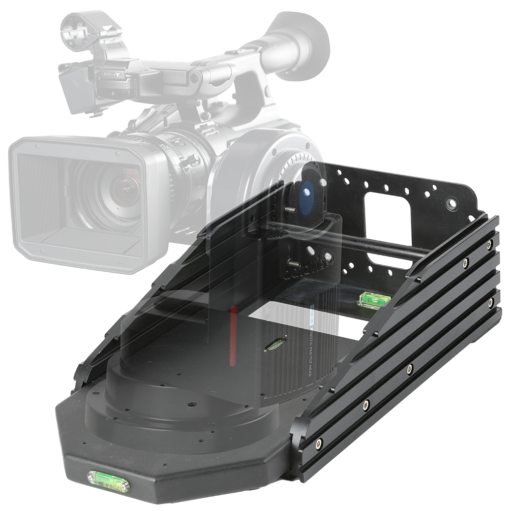Datavideo WM-11 s hlavou PTR a kamerou v nástěnné sestavě