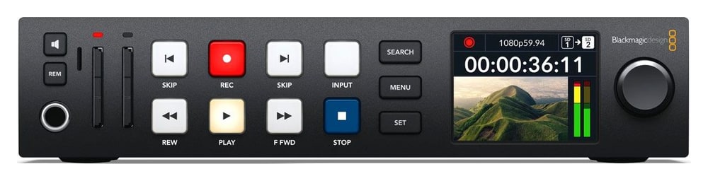 HyperDeck Studio HD Plus – Dva rekordéry v jedné jednotce racku