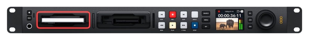 HyperDeck Studio HD Pro – Kovové vyhledávací kolečko se spojkou