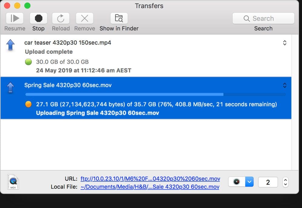 HyperDeck Studio 4K Pro – Ethernet 10G a záznam do sítě