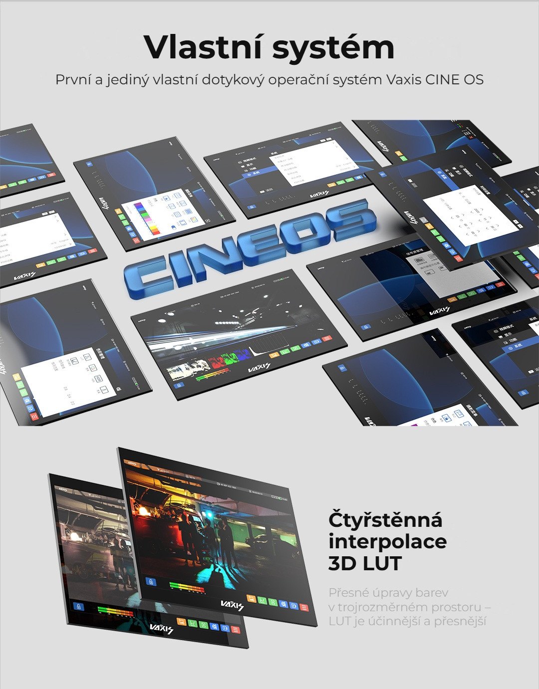 Vlastní systém CINE OS