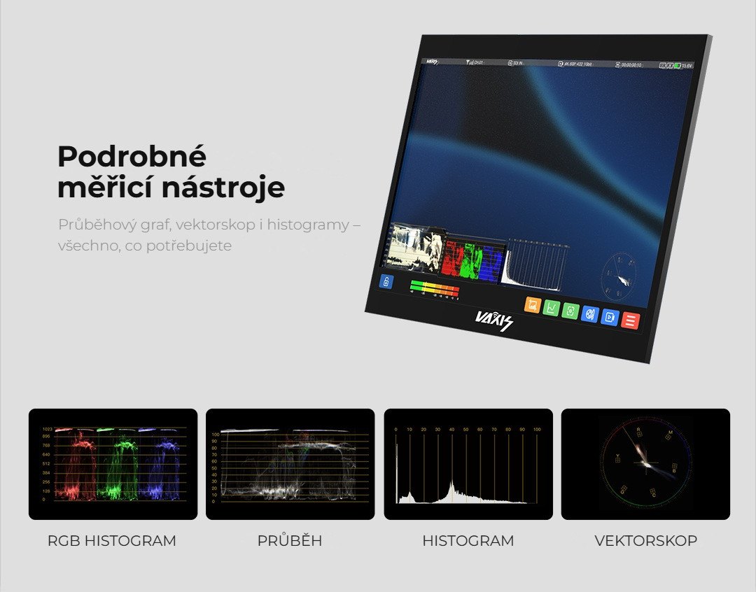 Podrobné měřicí nástroje