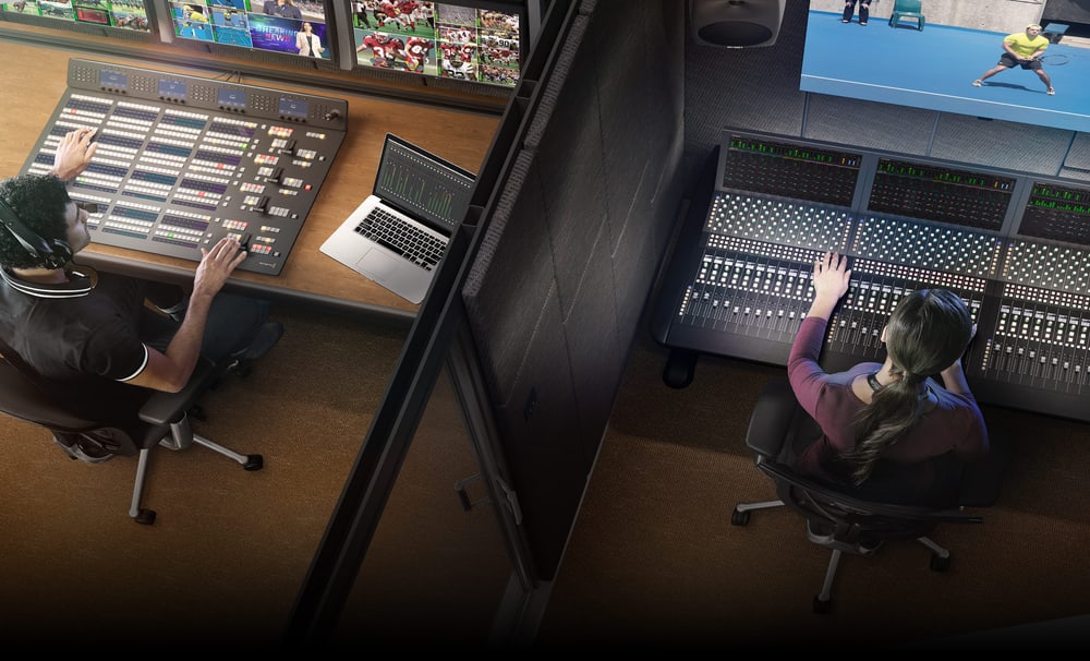 ATEM 1 M/E Constellation HD – Zvukový mixér Fairlight