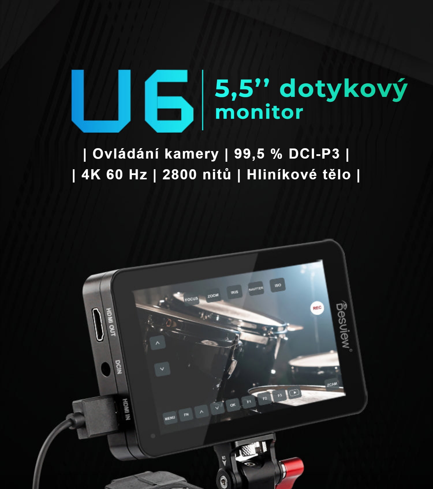 Desview U6 – 5,5" dotykový monitor