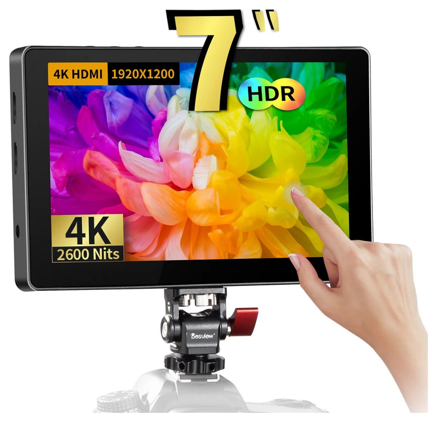 Tenký a lehký 7" monitor s HDR