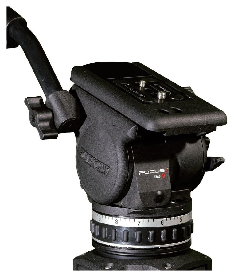 Cartoni Focus 18 systém EFP 2-St ALU GS – Fluidní hlava Focus 18