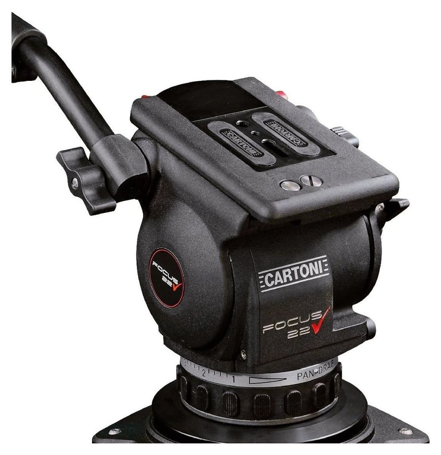 Cartoni Focus 22 systém SDS ALU – Fluidní hlava Focus 22