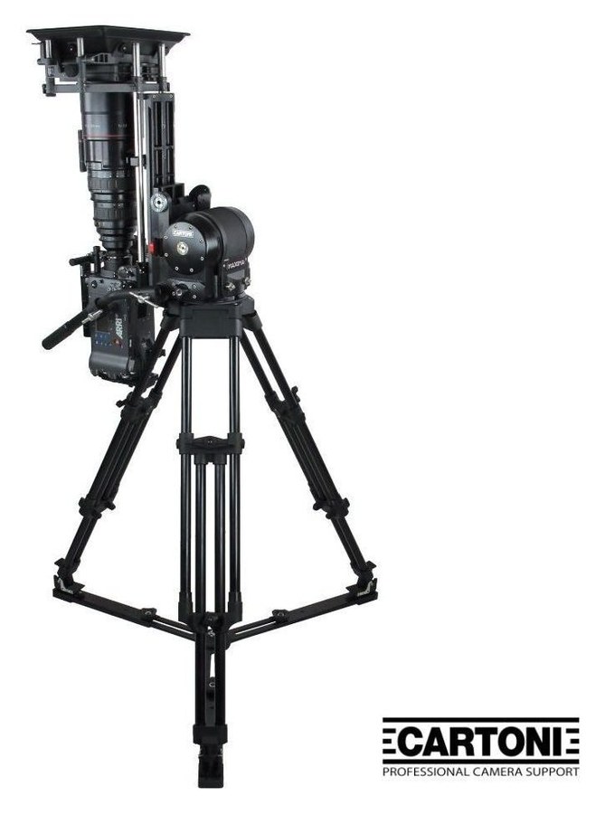 Cartoni HM5000 fluidní hlava Maxima 5.0 – Na stativu Mitchell
