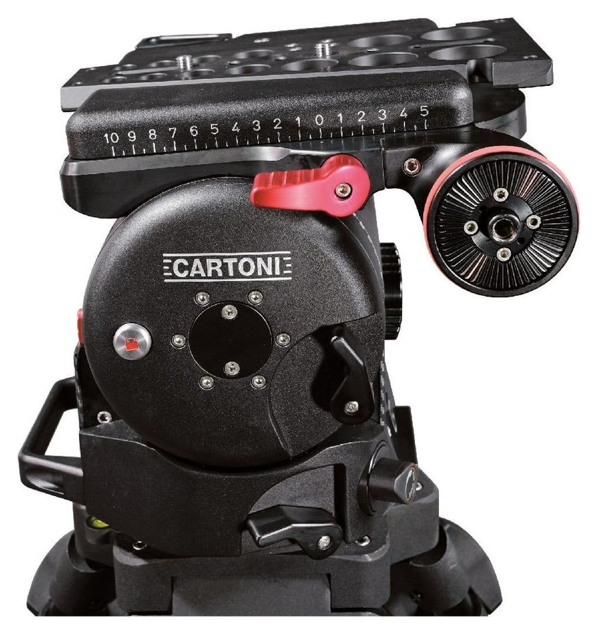 Cartoni Master 65 – Ovládání po stranách