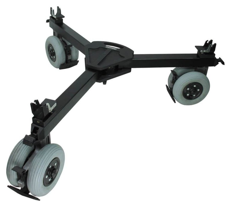 Cartoni D736/P dolly Heavy Duty OB, pneumatická kola