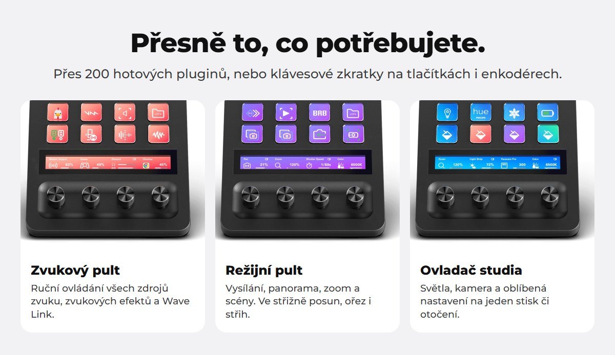Pro zvuk, vysílání i studio
