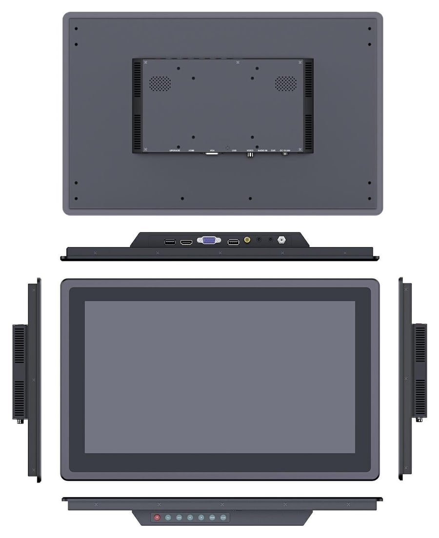 Lilliput TK1560/C – Pohled ze všech stran