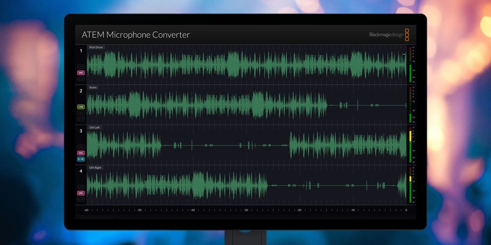 ATEM Microphone Converter – Monitoring na HDMI