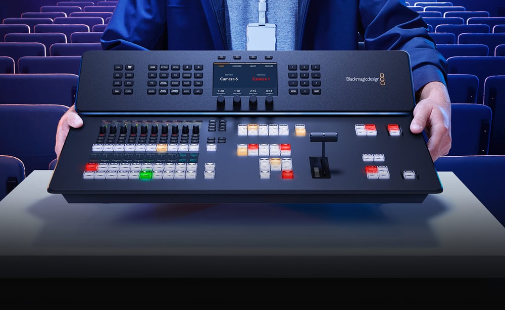 ATEM Television Studio HD8 2TB – Vysílací panel s T-barem