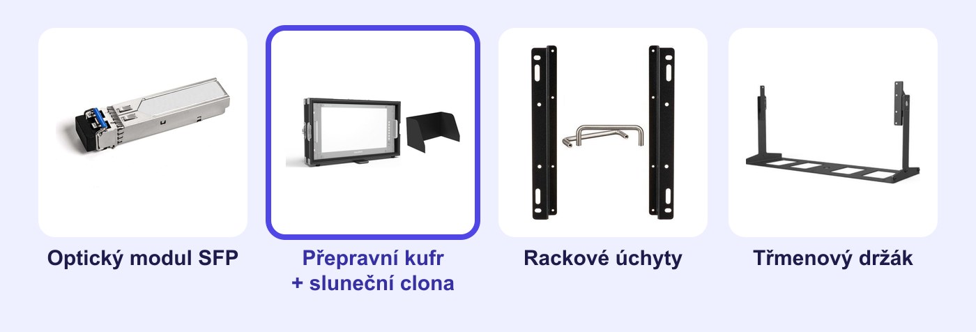 Volitelné příslušenství monitoru Lilliput Q18