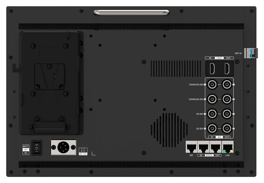 Lilliput Q13 optický modul SFP – Slot SFP+ na monitoru