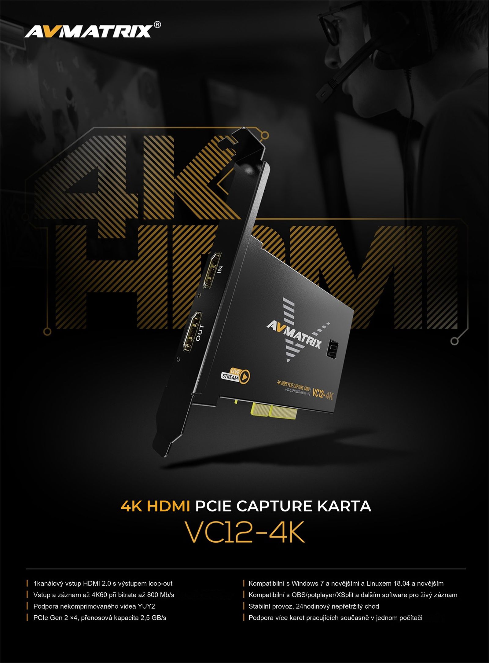 AVMATRIX VC12-4K – infografika