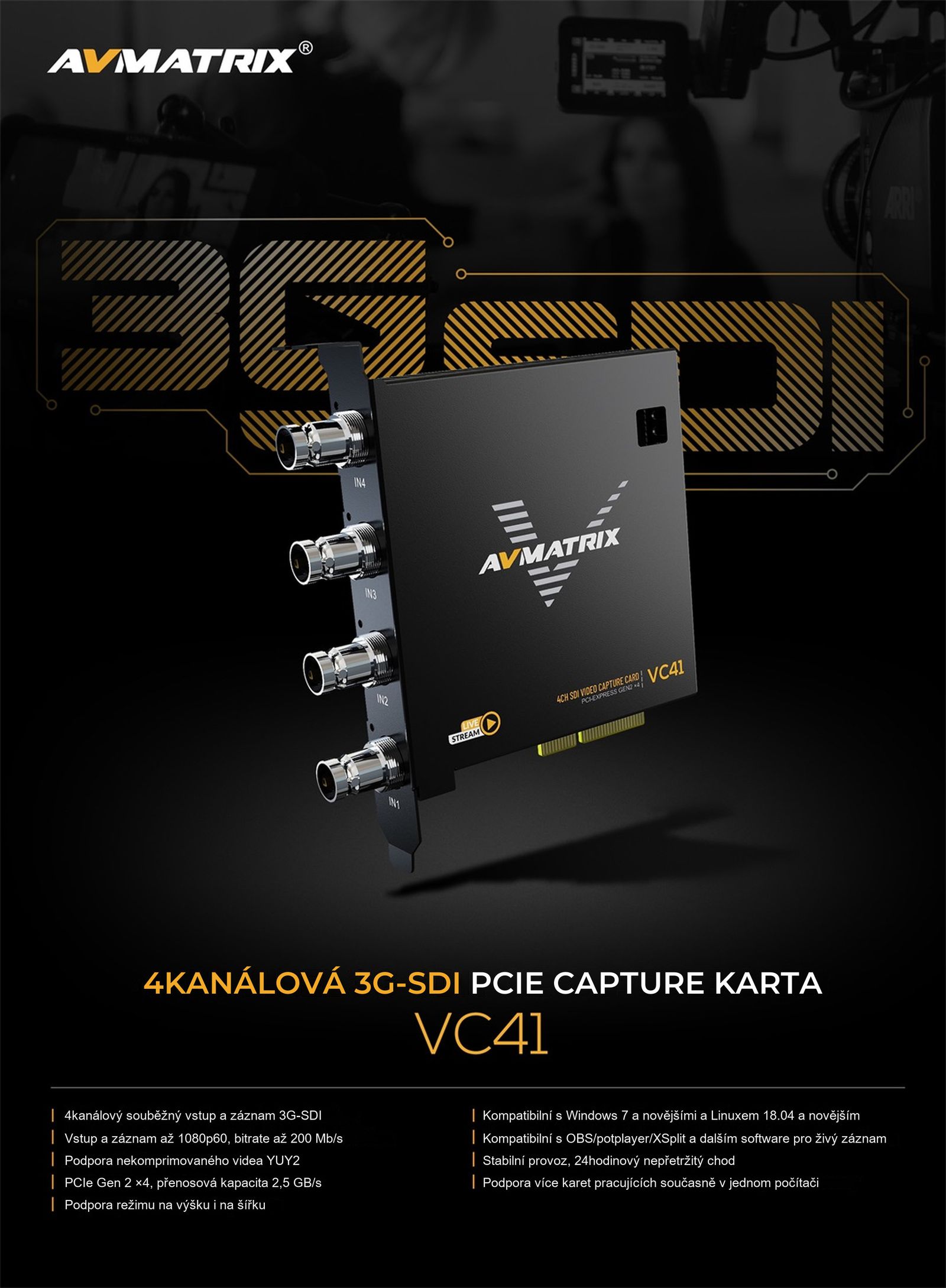 AVMATRIX VC41 – infografika