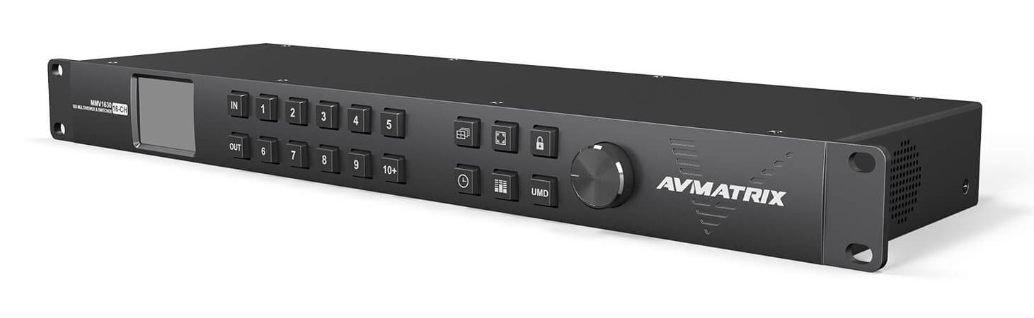AVMATRIX MMV1630 – Přední panel