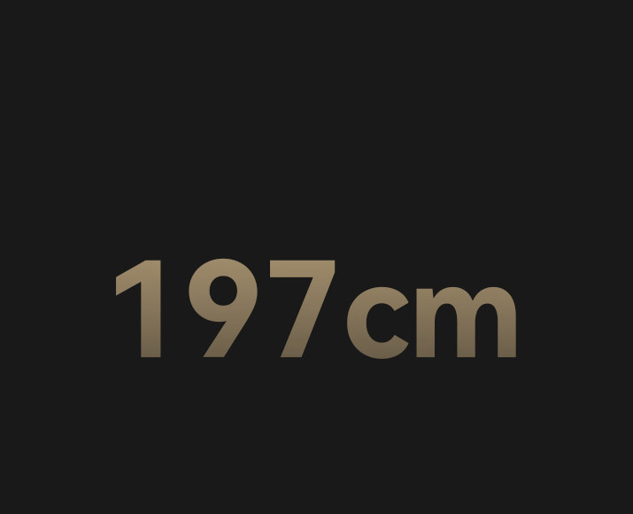 Až 197 cm