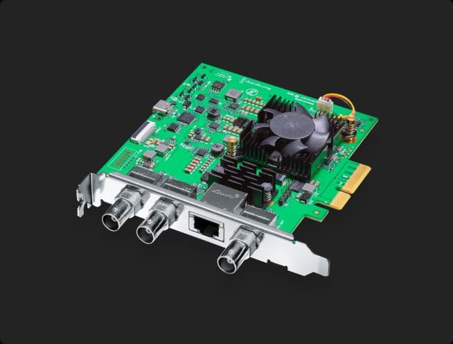 DeckLink IP/SDI HD – Dva obousměrné konektory 3G-SDI