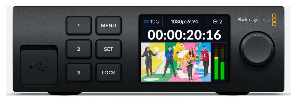 Blackmagic 2110 IP Converter 3x3G – Směrování a diagnostika přímo v racku