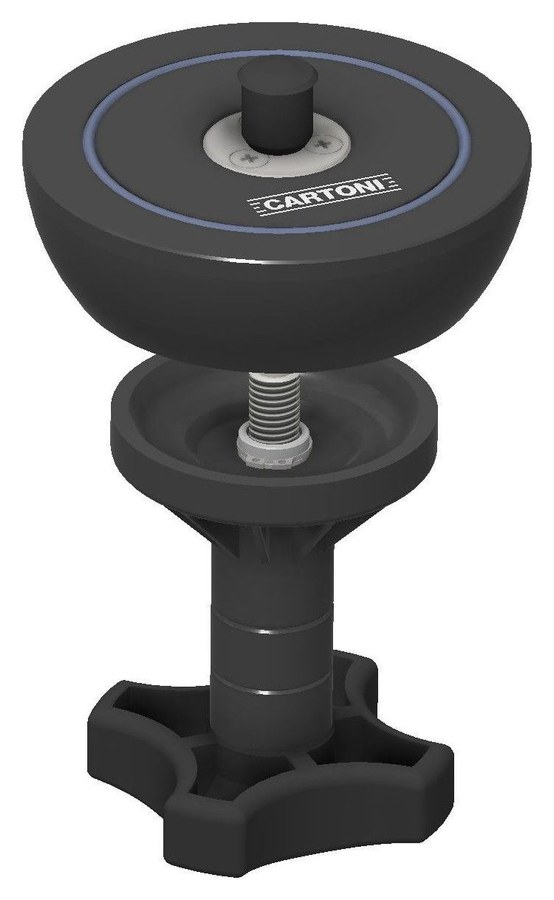 Cartoni AT923 poloviční miska 100 mm – Se šroubem 3/8″