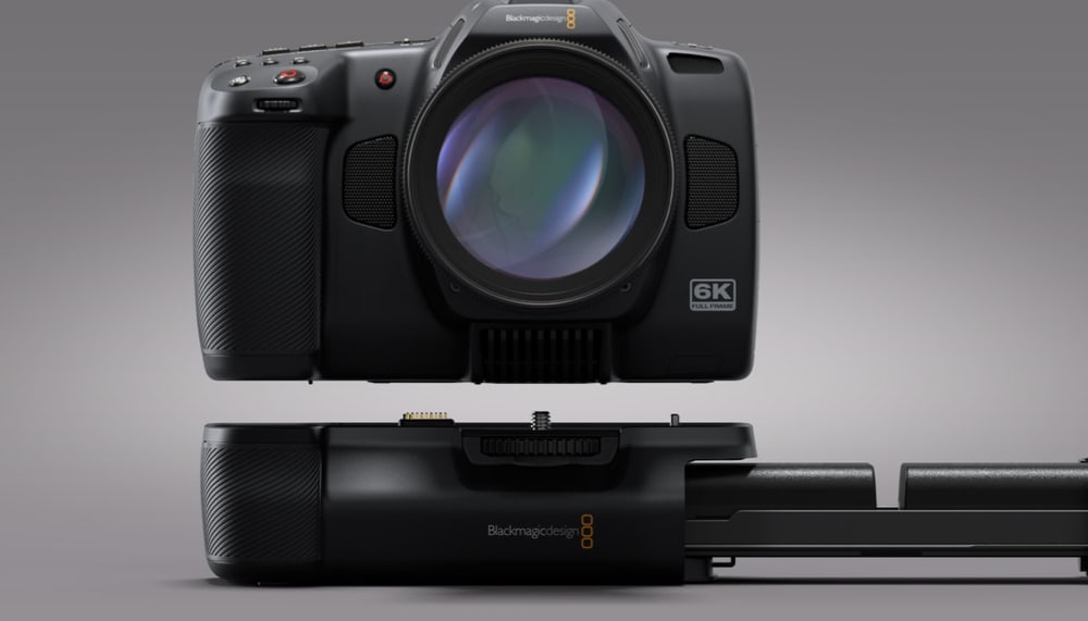 Blackmagic Cinema Camera 6K – Napájení z baterie, 12 V i USB-C