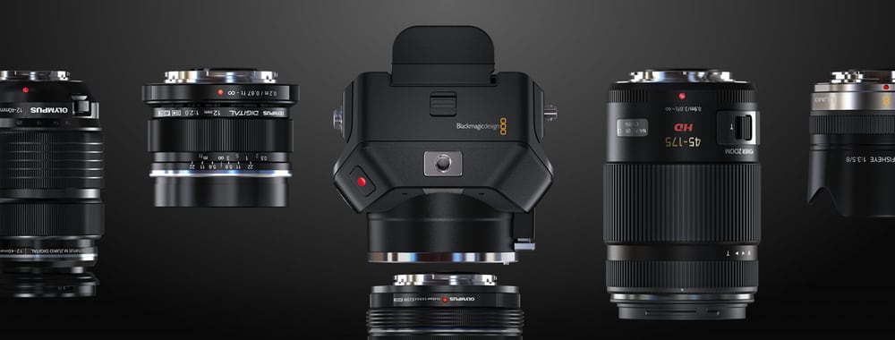 Blackmagic Design Micro Studio Camera 4K G2 – Objektivy MFT a citlivý snímač