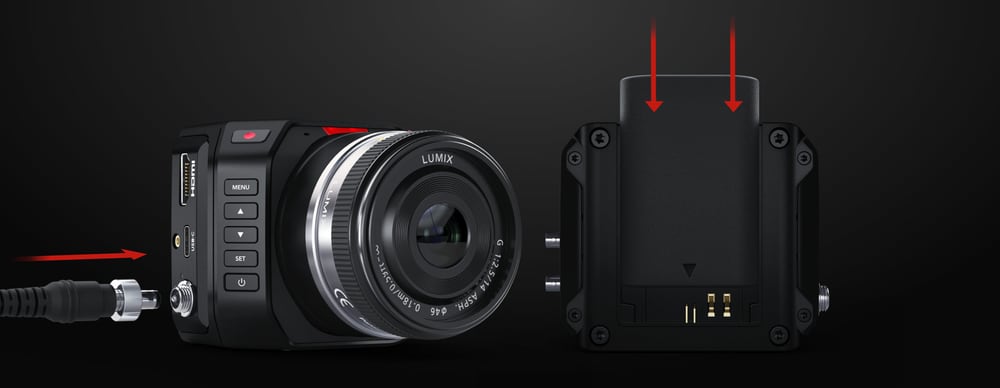 Blackmagic Design Micro Studio Camera 4K G2 – Napájení se zálohou