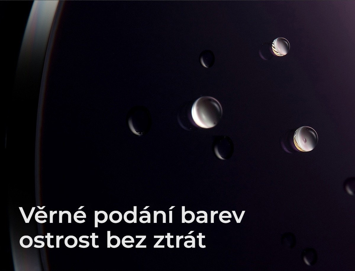 Věrné barvy, ostrost bez ztrát