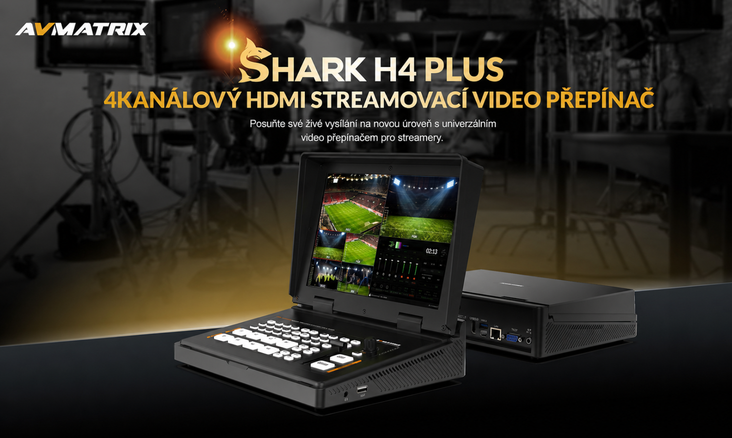 AVMATRIX Shark H4 Plus – česká infografika 1
