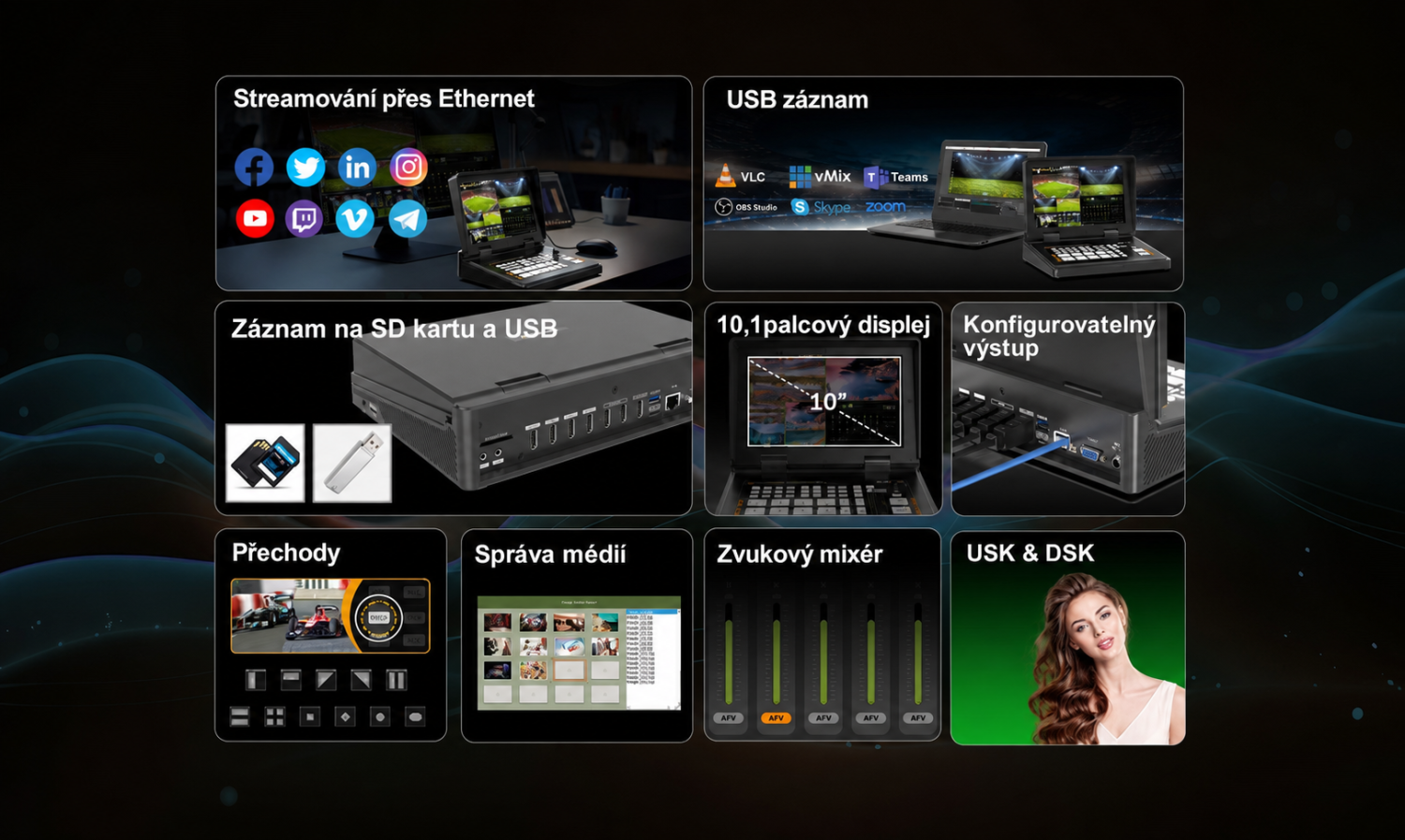 AVMATRIX Shark H4 Plus – česká infografika 2