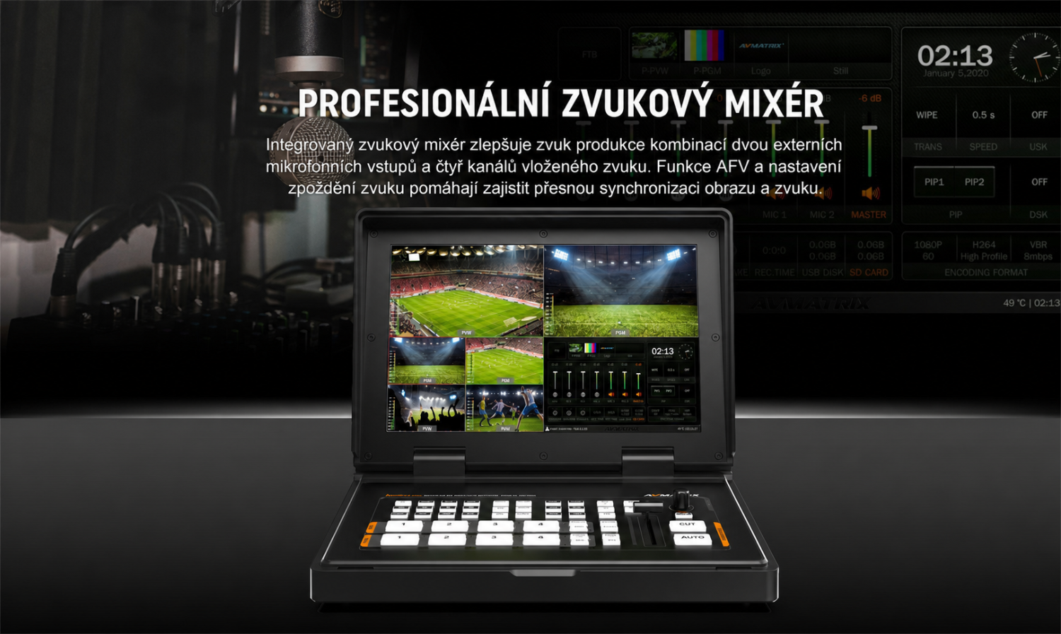 AVMATRIX Shark H4 Plus – česká infografika 12