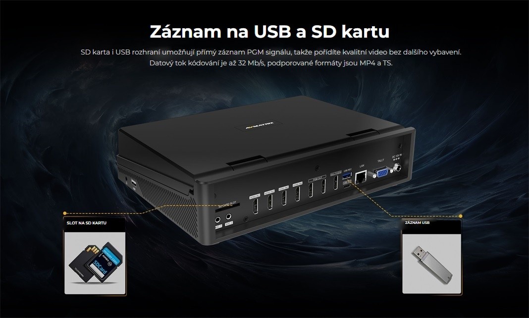 AVMATRIX Shark H4 Plus – infografika