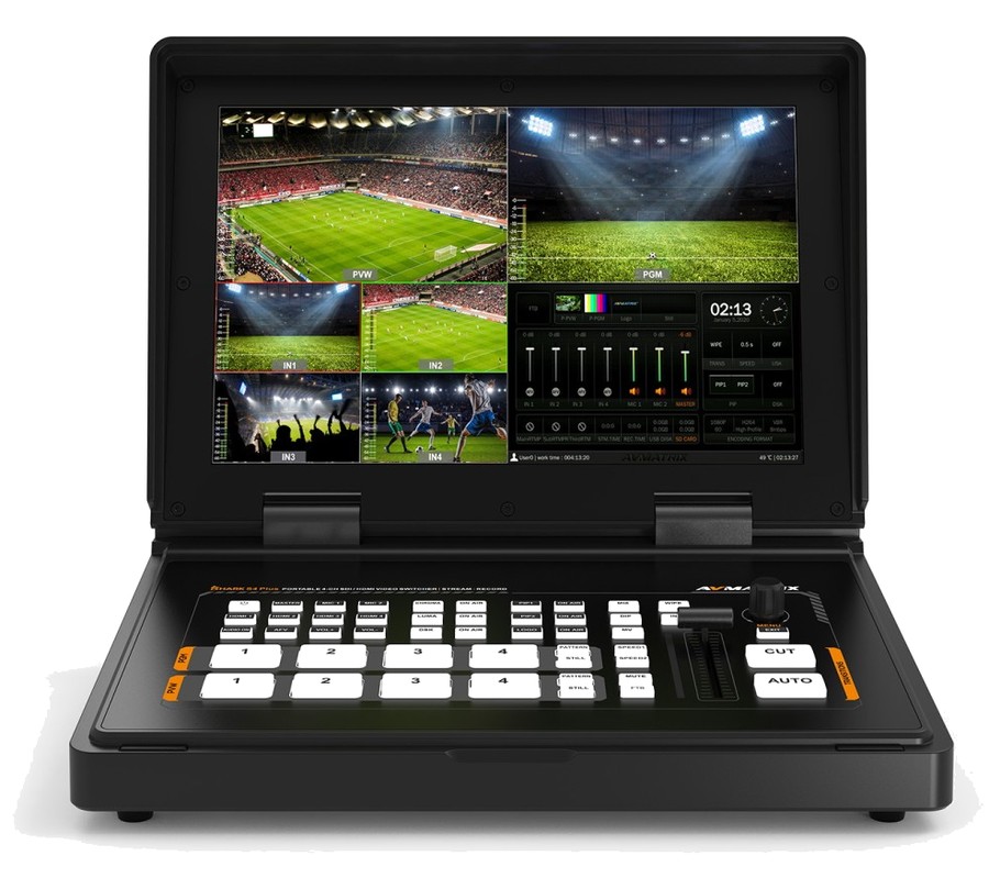 AVMATRIX Shark S4 Plus – Multiview na vestavěném displeji