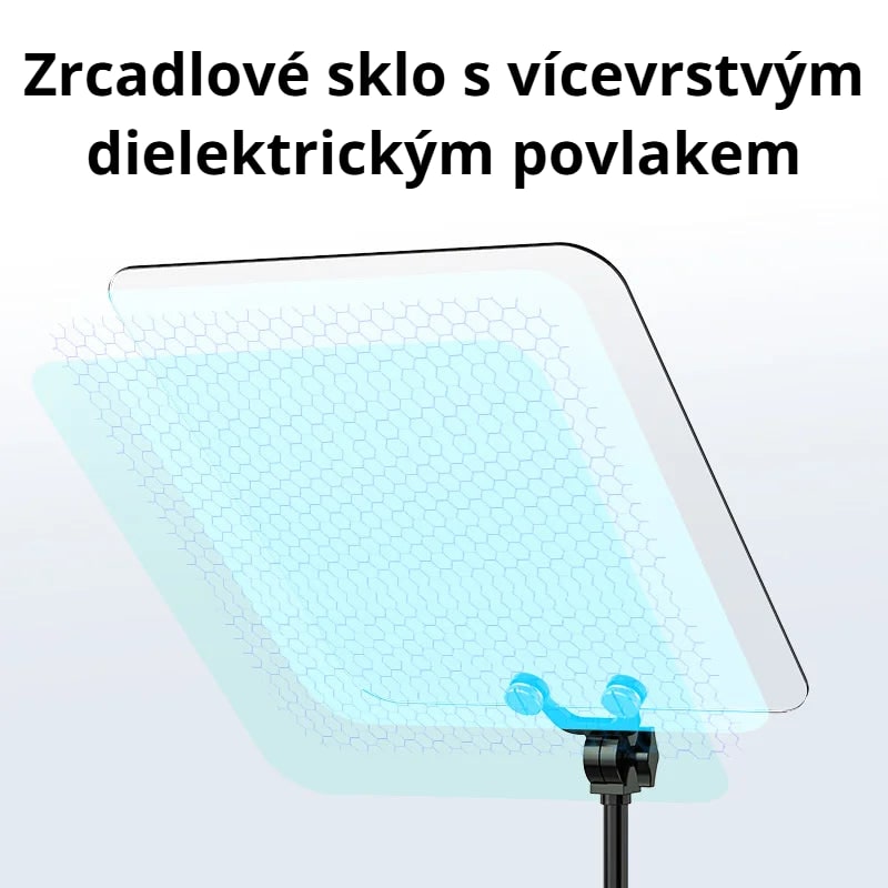 Zrcadlové sklo s vícevrstvým povlakem