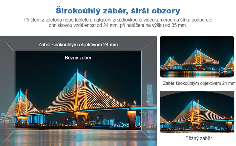 Širokoúhlé objektivy bez vinětace