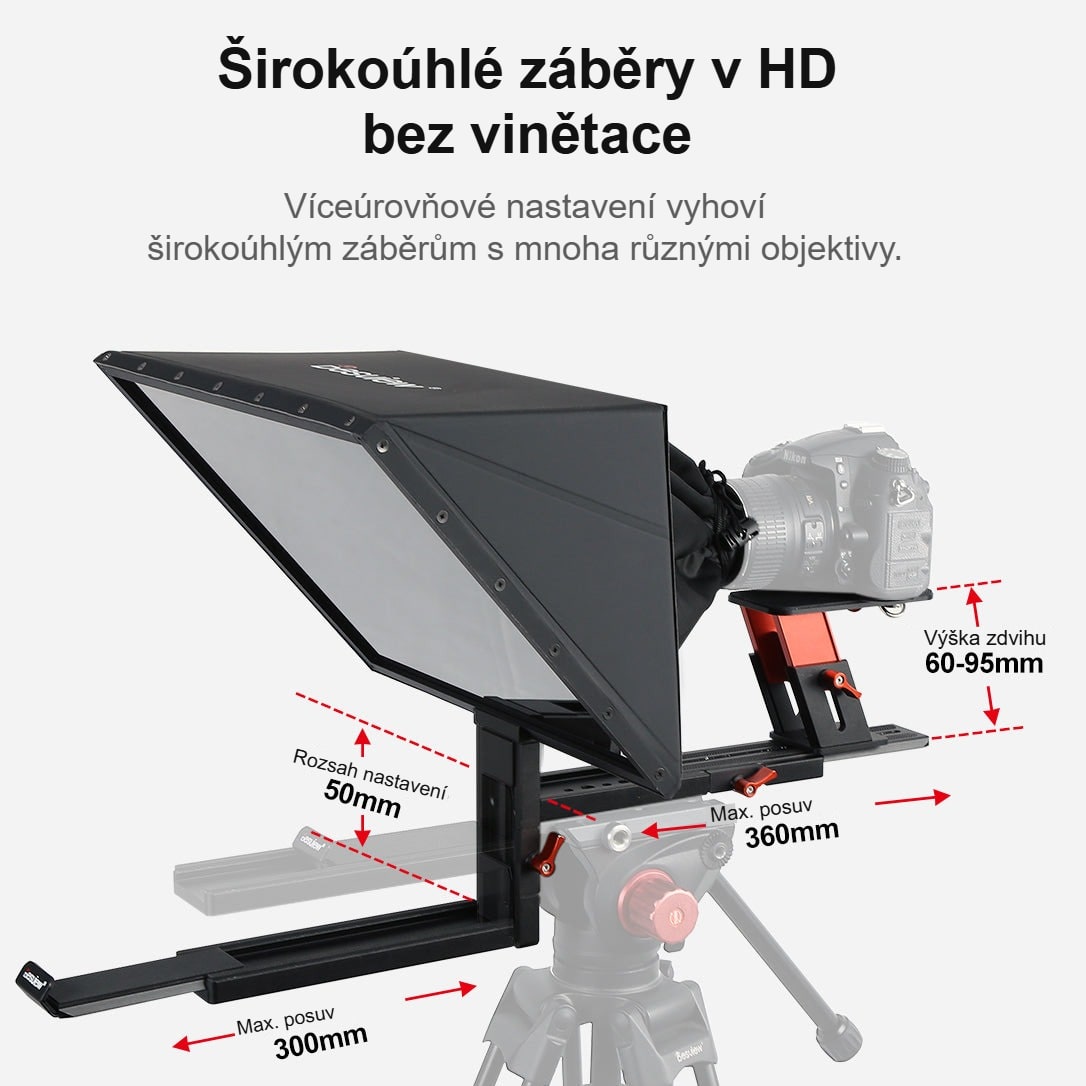 Širokoúhlé záběry bez vinětace
