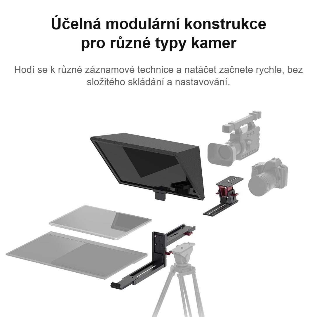 Modulární konstrukce pro různé kamery