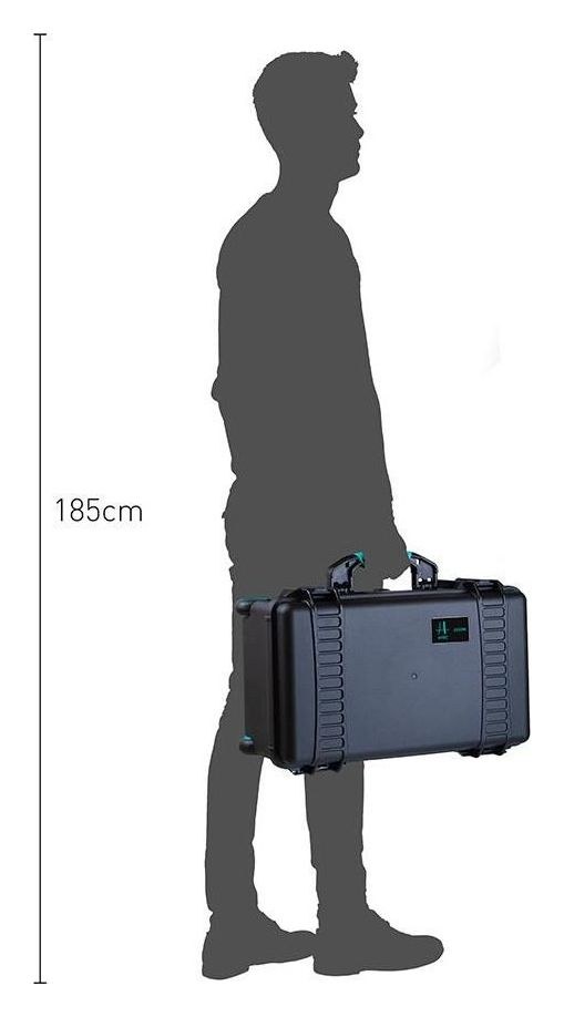 HPRC 2550W kufr s přepážkami – Ergonomická rukojeť