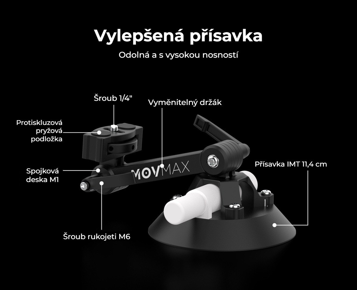 Vylepšená přísavka