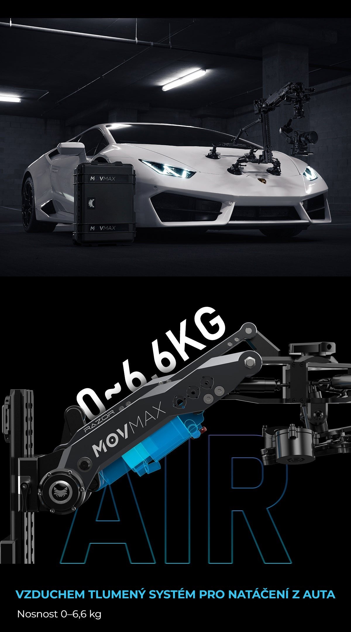 Nosnost 0–6,6 kg