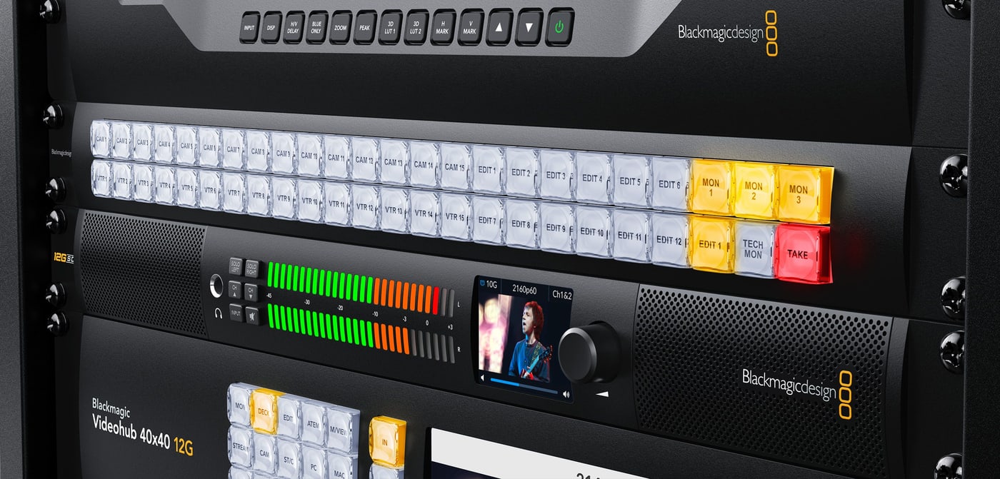 Blackmagic Audio Monitor 12G G3 – SMPTE-2110 IP bez převodníku