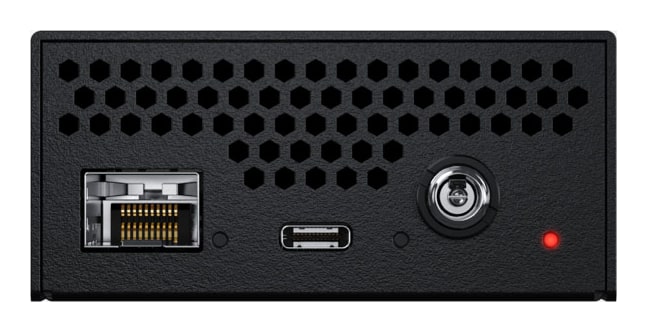 Blackmagic 2110 IP Mini BiDirect 12G SFP – Optická varianta, ne model s PoE