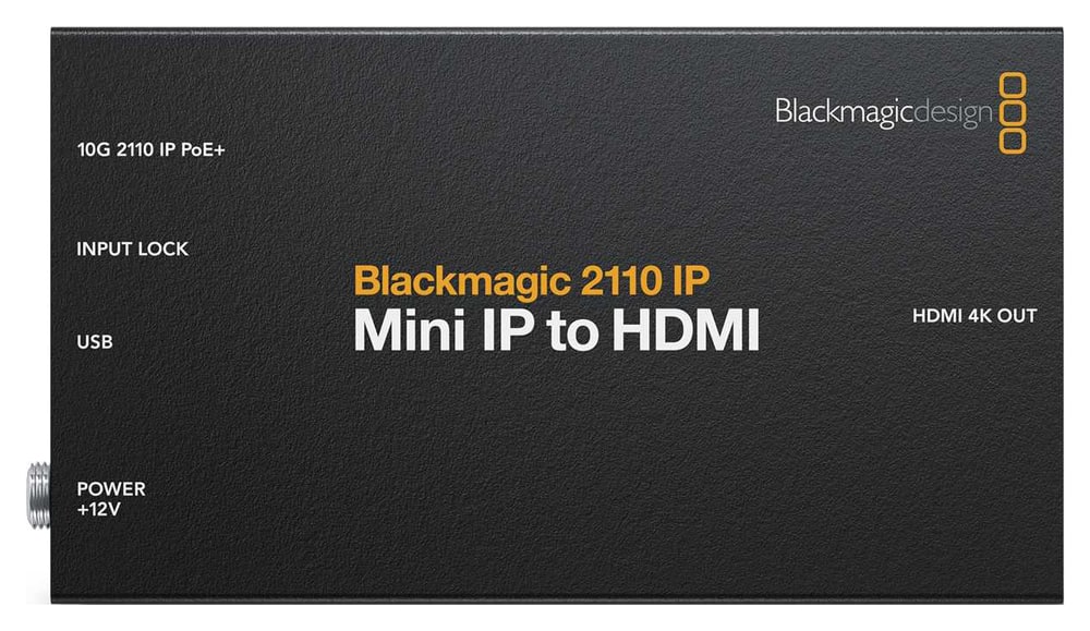 Blackmagic 2110 IP Mini IP to HDMI – Jednoduchý výstup z IP infrastruktury